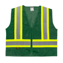 Load image into Gallery viewer, Radians SV22- 1ZHGM – Hunter  Green Safety Vest | Front Flat View