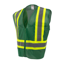 Load image into Gallery viewer, Radians SV22- 1ZHGM – Hunter  Green Safety Vest | Front Left View