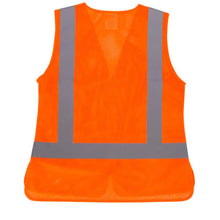 Load image into Gallery viewer, Radians SV2ZWOM – Safety Orange Womens Safety Vest | Back Flat View