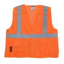 Load image into Gallery viewer, Radians SV4OM - Safety Green Breakaway Safety Vest | Front Flat