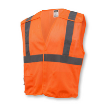 Load image into Gallery viewer, Radians SV4OM - Safety Green Breakaway Safety Vest | Front Left