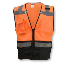 Load image into Gallery viewer, RAD SV59B-2 – Safety Orange Surveyor Safety Vest | Front View