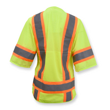 Load image into Gallery viewer, Radians SV63W - Safety Green Women's Safety Vest | Back View