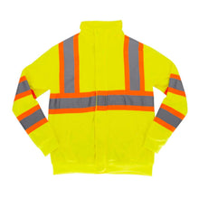 Load image into Gallery viewer, Radians SW01X-2PGS - Safety Green ANSI Class 3 Sweatshirt | Front Flat View