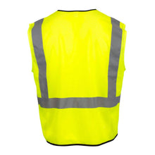Load image into Gallery viewer, Radians SV54B-2ZGM – Safety Green Surveyor Safety Vest | Back View