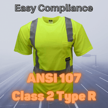 Load image into Gallery viewer, Custom Printed Safety Shirt, 1 Color / 1 Location