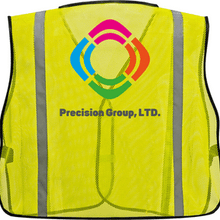 Load image into Gallery viewer, Economy Mesh Safety Vests with Custom Printed Logo