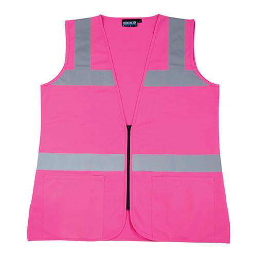 ERB S721, Women's Pink Safety Vest, Non-Ansi