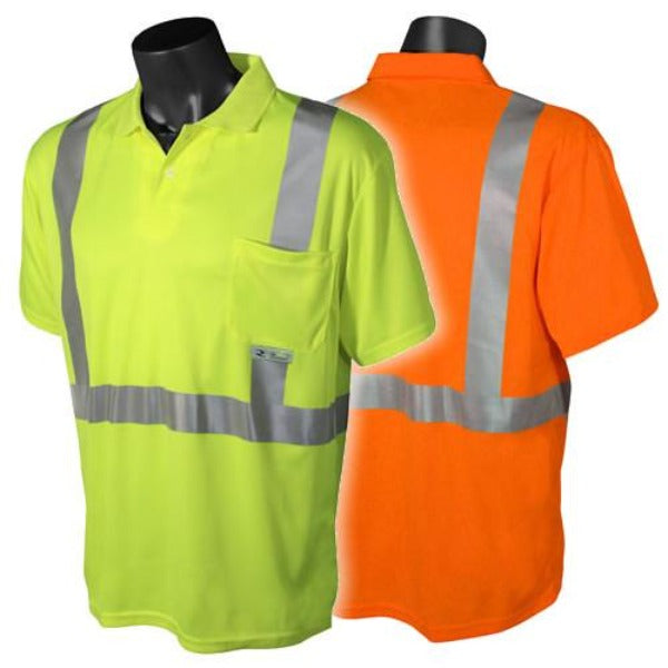 Radians ST12, Hi-Viz Short Sleeve Polo Shirt, Class 2 | Hi-Viz.com