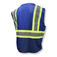 Load image into Gallery viewer, Radians SV22-1ZBLM - Blue ANSI Class 1 Safety Vest | Back Right View
