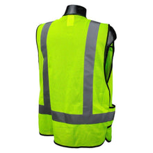 Load image into Gallery viewer, Radians LHV-5-PC-ZR - Safety Green Breakaway Safety Vest | Back Right View