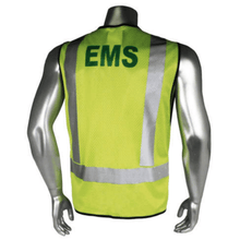 Load image into Gallery viewer, Radians LHV-5-PC-ZR-EMS - Safety Green EMS Safety Vest | Back View