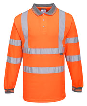 Load image into Gallery viewer, Portwest S277ORR - Safety Orange Hi-Viz Polo Shirt | Front View