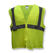 Load image into Gallery viewer, Radians SVE1-2ZGM - Safety Green ANSI Class 2 Safety Vest | Front View