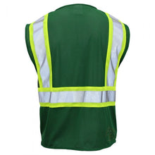 Load image into Gallery viewer, GSS 3136 - Safety Green Multi-Use Utility Vest | Back View