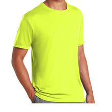 Load image into Gallery viewer, Gildan 42000 - Safety Green Hi-Viz Short Sleeve Shirt | Front Right View