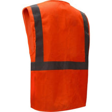 Load image into Gallery viewer, GSS 1010 – Safety Orange ANSI Class 2 Safety Vest | Back Left View