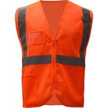 Load image into Gallery viewer, GSS 1010 – Safety Orange ANSI Class 2 Safety Vest | Front View