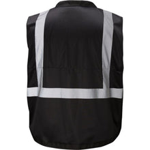Load image into Gallery viewer, GSS 1205 – Black Safety Vest | Back View