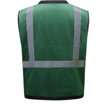 Load image into Gallery viewer, GSS 1206 - Green Safety Vest | Back View