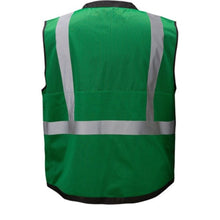 Load image into Gallery viewer, GSS 1208 - Green Safety Vest | Back View