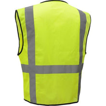 Load image into Gallery viewer, GSS 1505 – Safety Green Surveyor Safety Vest | Back View