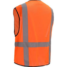 Load image into Gallery viewer, GSS 1506 – Safety Orange Surveyor Safety Vest | Back View