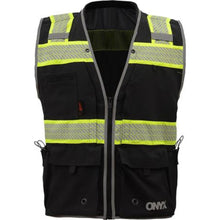 Load image into Gallery viewer, GSS 1513 – Black Safety Vest | Front View