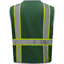 Load image into Gallery viewer, GSS 1716 - Green Safety Vests | Back View