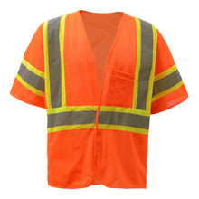Load image into Gallery viewer, GSS 2008 - Safety Orange ANSI Class 3 Safety Vest | Front View