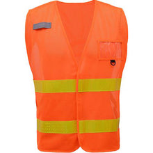 Load image into Gallery viewer, GSS 3112 - Safety Orange Multi-Use Utility Vest | Front View