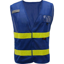 Load image into Gallery viewer, GSS 3113 - Blue Safety Vests | Front View