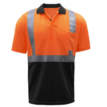 Load image into Gallery viewer, GSS 5004 - Safety Orange Hi-Viz Polo Shirt | Front View