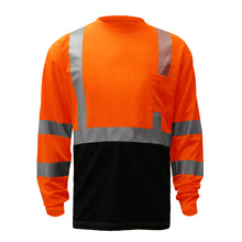 Load image into Gallery viewer, GSS 5114 - Safety Orange Hi-Viz Long Sleeve Shirt | Front View