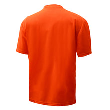 Load image into Gallery viewer, GSS 5502 - Safety Orange Hi-Viz Short Sleeve Shirt | Back Right View