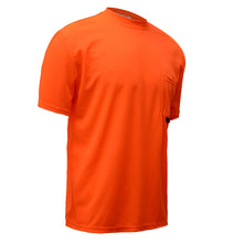 Load image into Gallery viewer, GSS 5502 - Safety Orange Hi-Viz Short Sleeve Shirt | Front Right View