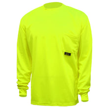 Load image into Gallery viewer, gss-5503-moisture-wicking-long-sleeve-safety-t-shirt-front-left