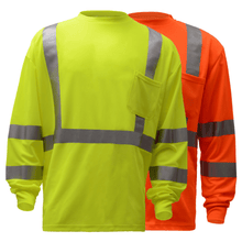 Load image into Gallery viewer, GSS 5505/5506 - Hi-Viz Long Sleeve Shirts | Main View