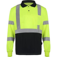 Load image into Gallery viewer, GSS 5507 - Safety Green Hi-Viz Polo Shirt Front View