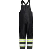 Load image into Gallery viewer, GSS 6809 – Black High Visibility Bib Overalls | Front View