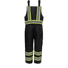 Load image into Gallery viewer, GSS 8703 - Black High Visibility Rain Pants | Front View