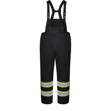 Load image into Gallery viewer, GSS FR6111 – Black High Visibility Rain Pants | Back View