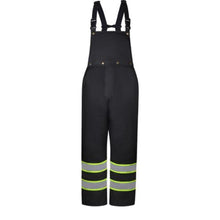 Load image into Gallery viewer, GSS FR6111 – Black High Visibility Rain Pants | Front View