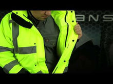 Load and play video in Gallery viewer, Radians SJ410B, Three-In-One High Visibility Parka