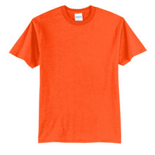 Load image into Gallery viewer, Port & Company PC55 – Safety Orange Hi-Viz Short Sleeve Shirt | Front View