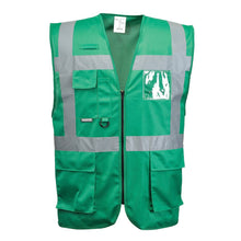 Load image into Gallery viewer, PTW F476 - Green Safety Vest | Front View