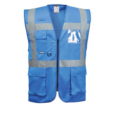Load image into Gallery viewer, PTW UF476 - Royal Blue Safety Vest | Front View
