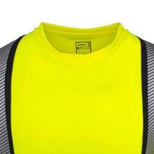 Load image into Gallery viewer, Radians DST911 – Safety Green FR High Visibility Shirts | Neckline view