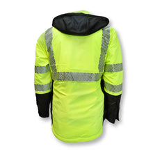 Load image into Gallery viewer, Radians SJ04-3SGR - Safety Green ANSI Class 3 Sweatshirt | Back View