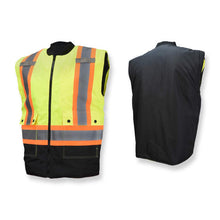 Load image into Gallery viewer, Radians SJ610B-3ZGS - Safety Green Hi-Viz Parka | Main View Sleeveless